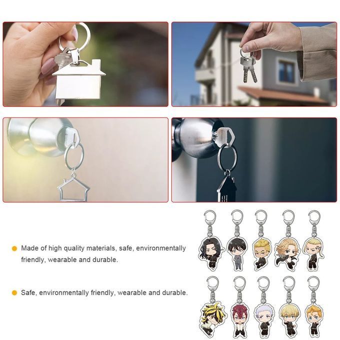 Anime Tokyo Avengers Key Hain A Ryli  Key Hain Pendant Handbags A  Essories-A3-6cm