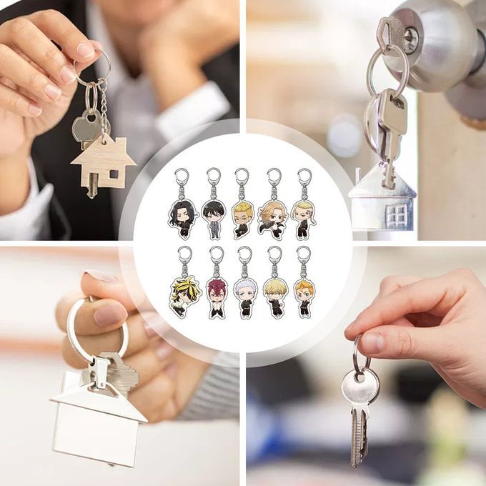 Anime Tokyo Avengers Key Hain A Ryli  Key Hain Pendant Handbags A  Essories-A3-6cm