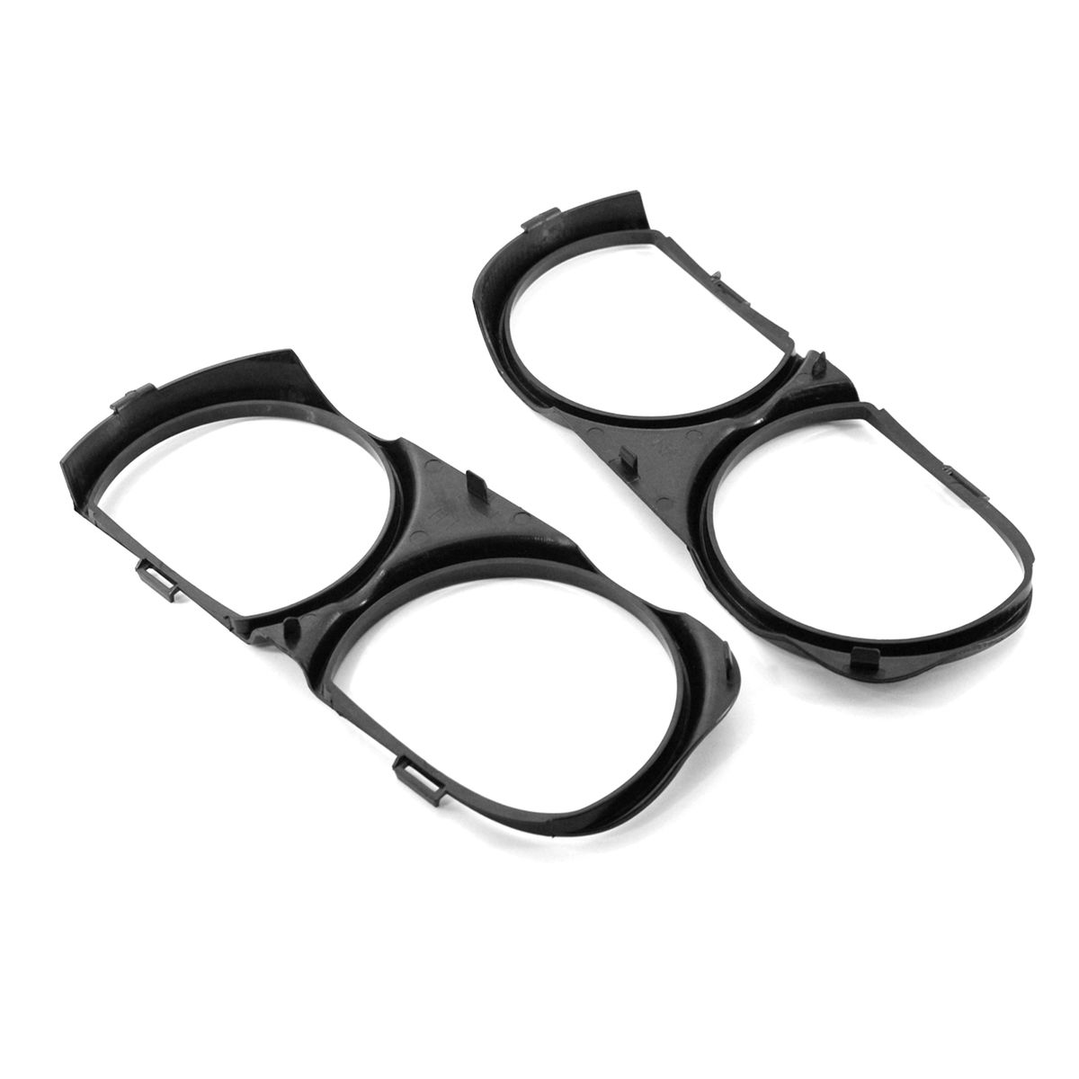 2pcs Front Lamp Headlight Bezel Trim Replacement For Dodge