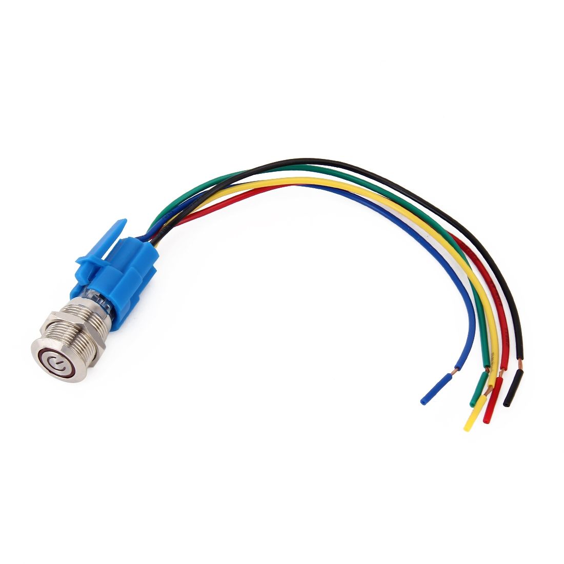 Five Plugs Car Power Switch With Cable, Cable Length: 18cm (Red)