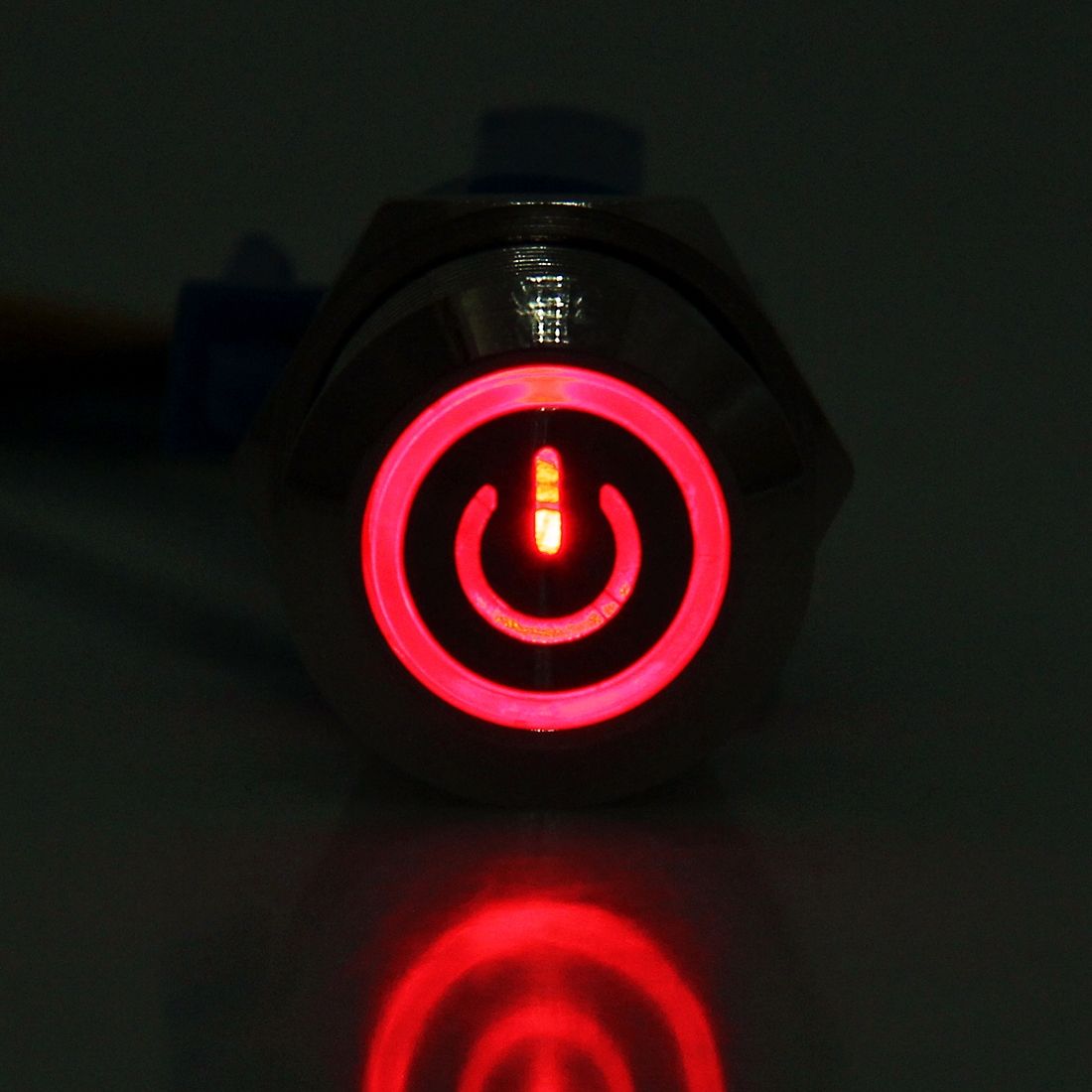Five Plugs Car Power Switch With Cable, Cable Length: 18cm (Red)