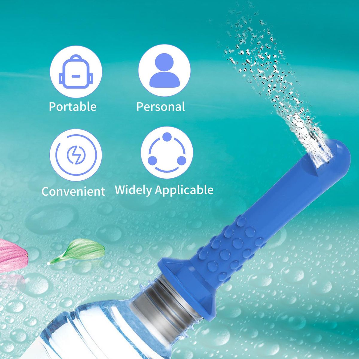 2PCS Portable Travel Bidet Compatible with Most Bottles  Handheld Personal Bidet Sprayer for Childbirth Cleaner Postpartum Care Camping Driver with 5PCS Sealing Ring