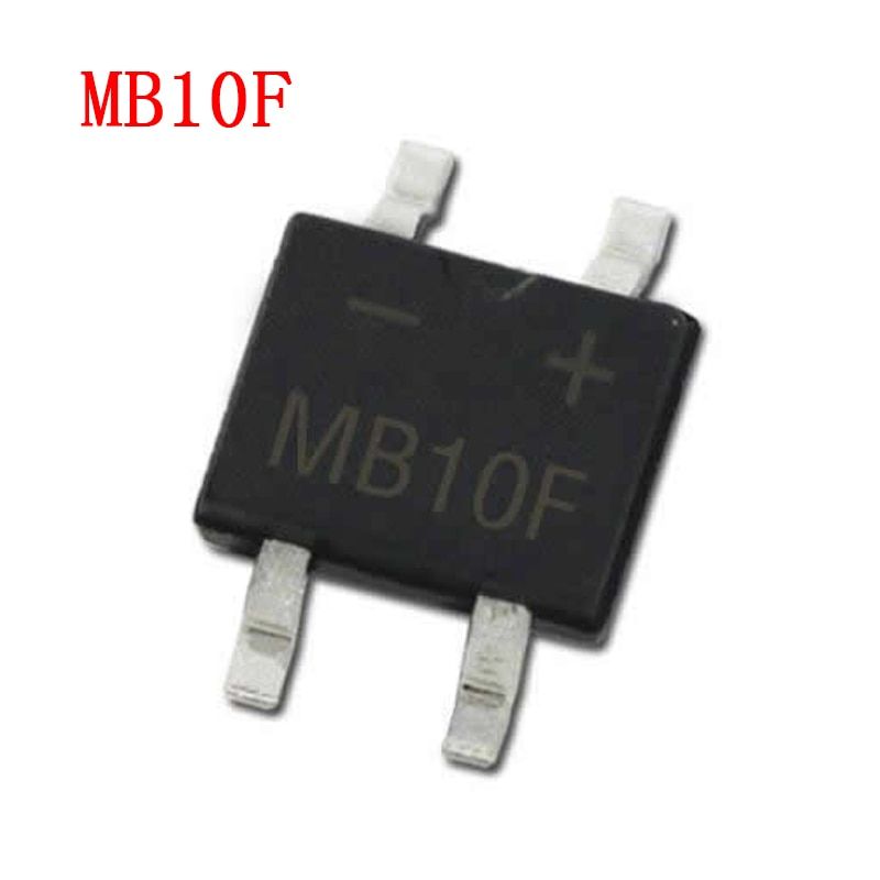 50PCS MB10F 1A 1000V SOP-4 Diode Bridge Rectifier SMD