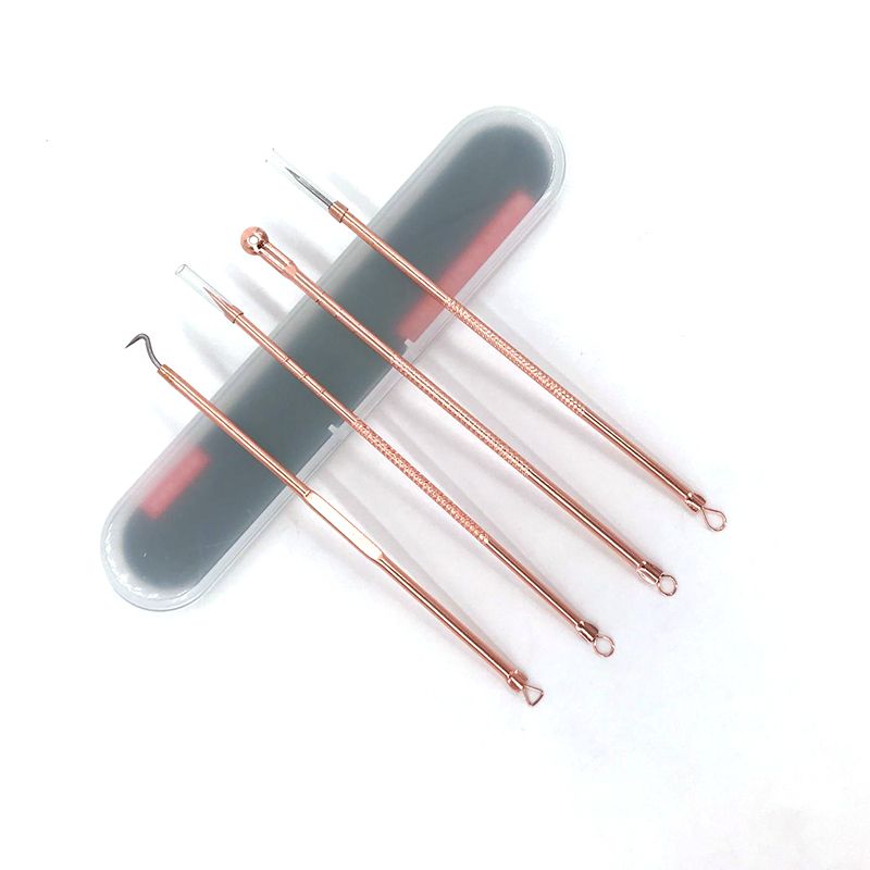4pcs/set Blackhead Comedone Extractor Vacuum Skin Care Tool