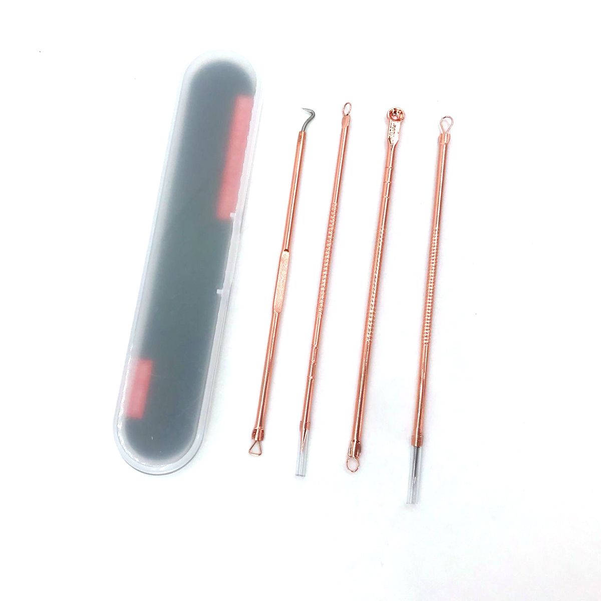 4pcs/set Blackhead Comedone Extractor Vacuum Skin Care Tool