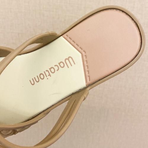 Sandal Single Shoe Pointed Thick Heel Waterproof Casual Plastic Non-slip