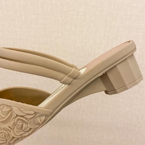 Sandal Single Shoe Pointed Thick Heel Waterproof Casual Plastic Non-slip