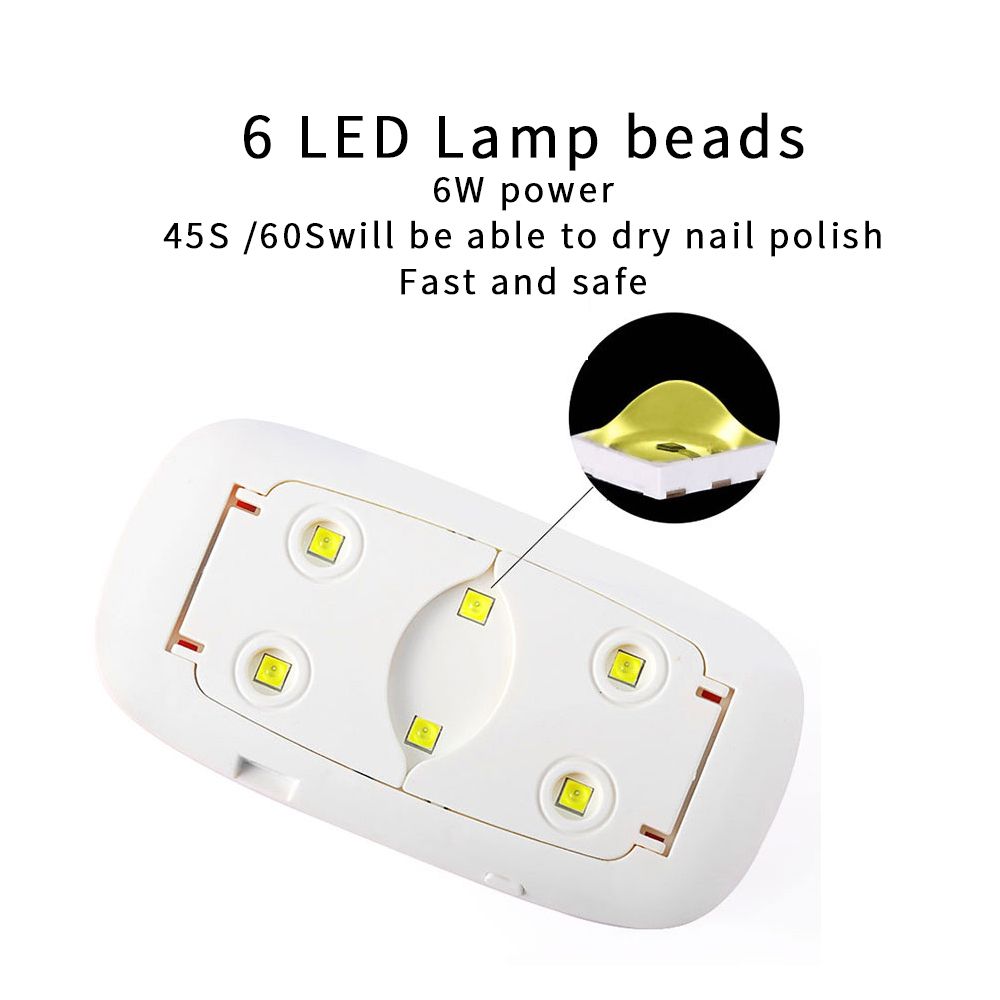 Nail Lamp 6w Mini Nail Dryer Uv LED Portable Usb Interface