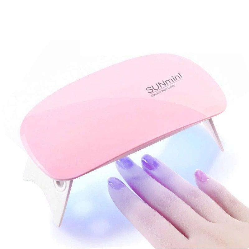 6w Mini Nail Gel Drier UV LED Lamp Fast Dry & Foldable