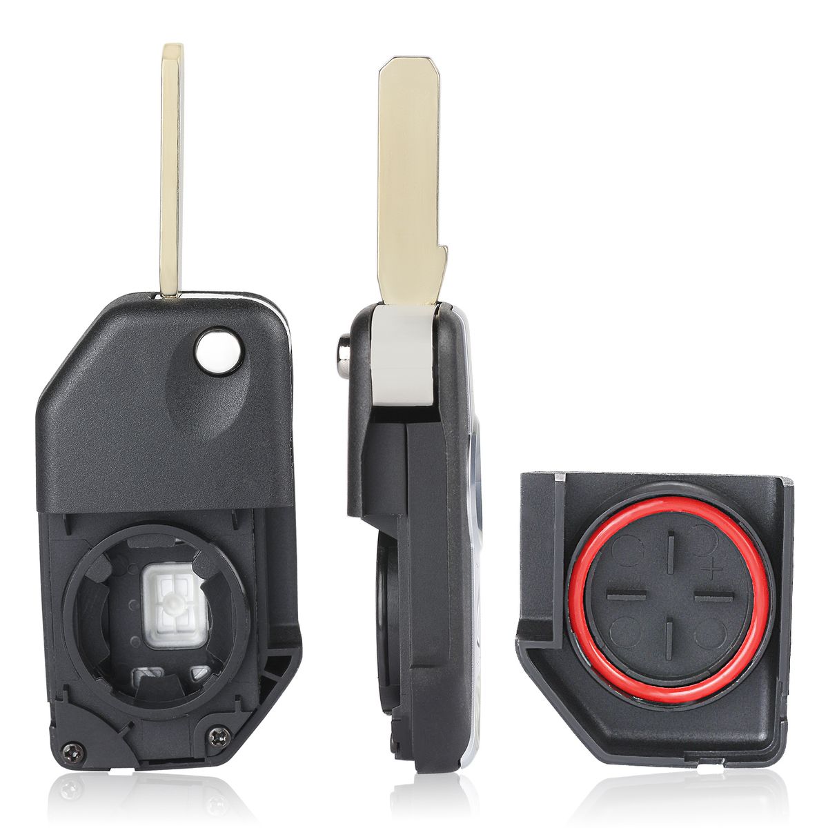 Keyecu Motorcycle Remote Control Car Key Shell Cas
