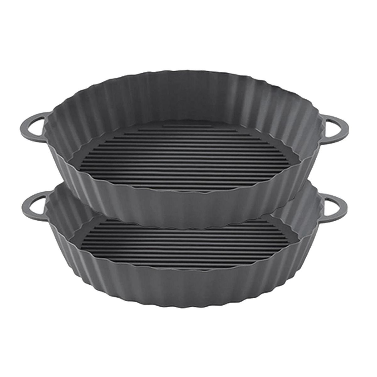 2Pcs Silicone Pot Round Repment Basket Heat Resistant Non-Stick Mats for Oven 83 Inch