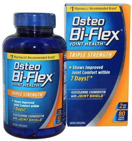 With Glucosamine Chondroitin  X80 Tabs
