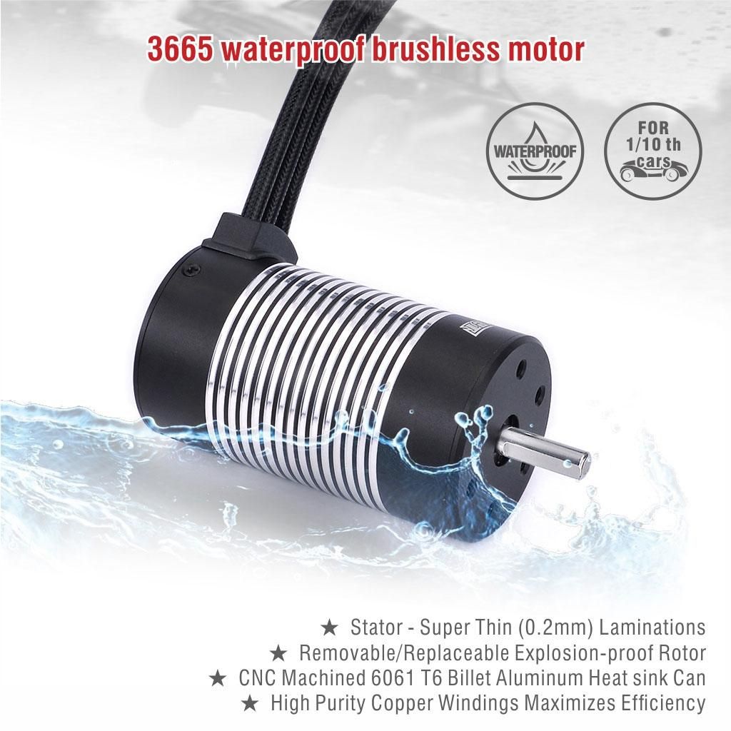 Rocket 3665 2600KV Brushless Sensorless Motor for TRAXXAS