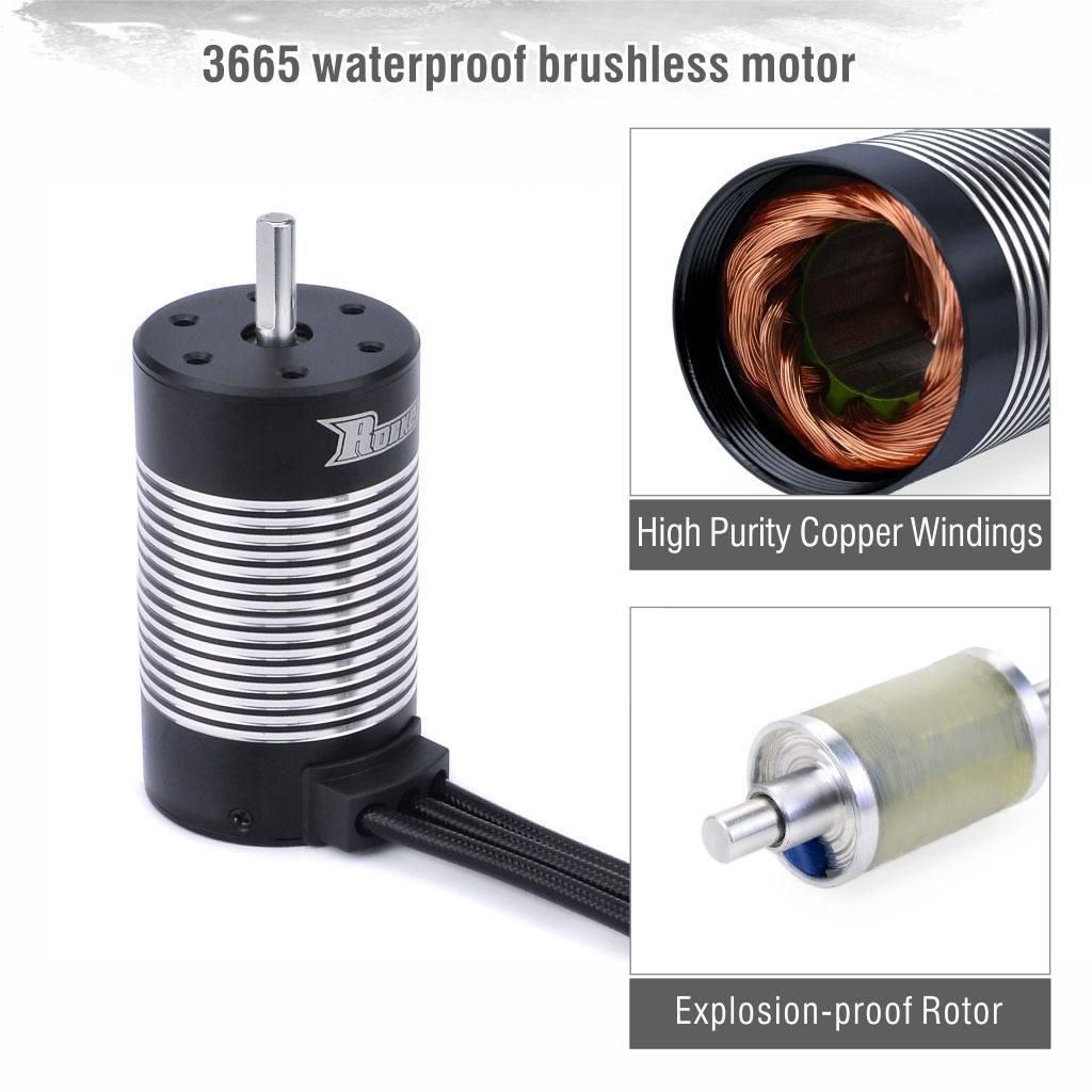 Rocket 3665 2600KV Brushless Sensorless Motor for TRAXXAS