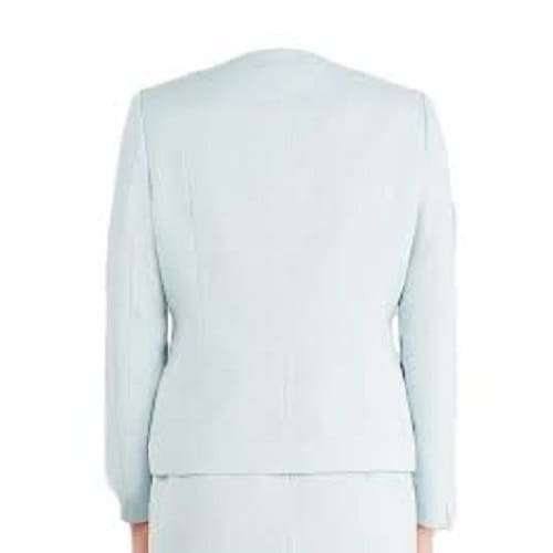 Eastex Blue Mint Tailored Collarless Formal Jacket