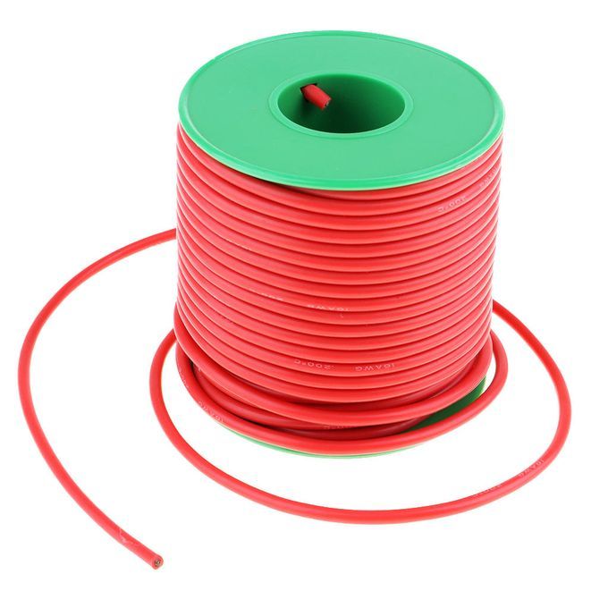 Silicone Cable Flexible Wire 16 AWG 252 Strand 008 Mm Copper Wire