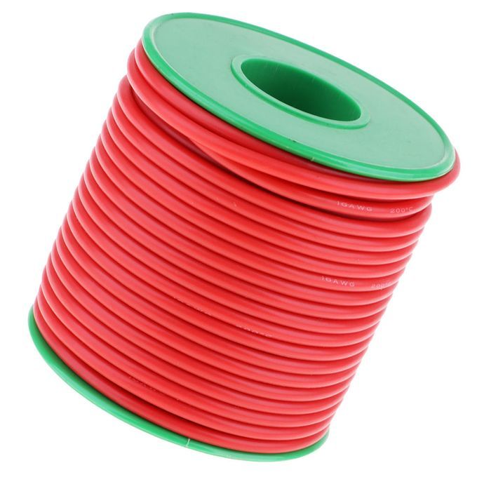 Silicone Cable Flexible Wire 16 AWG 252 Strand 008 Mm Copper Wire