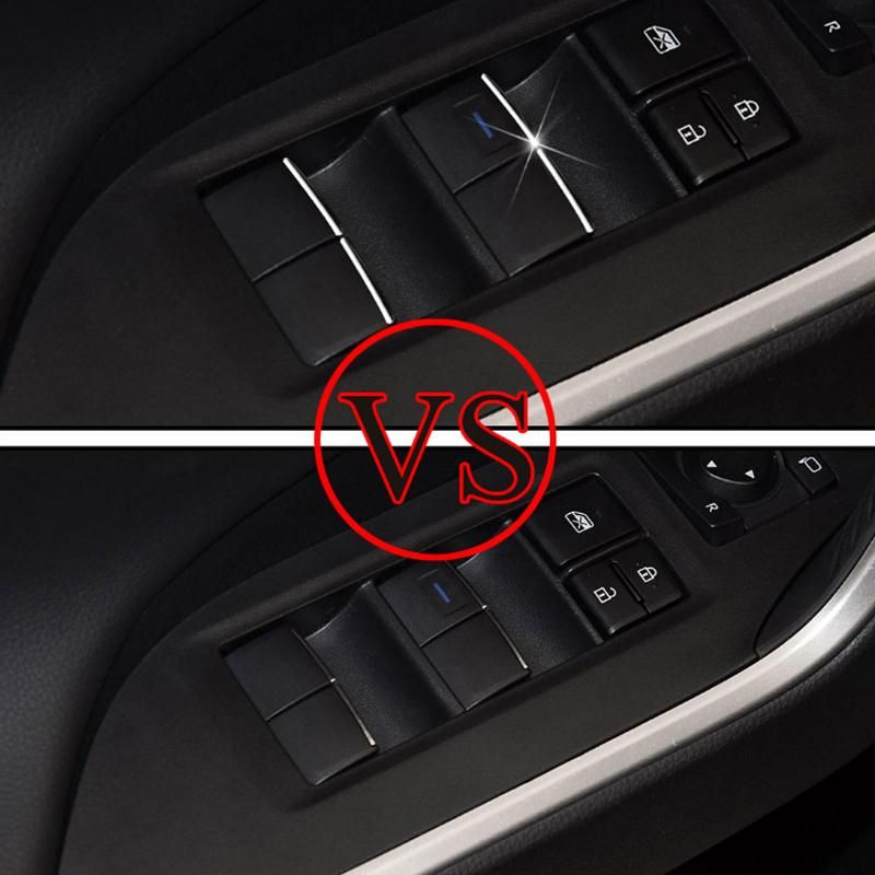 From Toyota Prado Camry Corolla RAV4 Highlander Auris Sienna 4runner Tundra Cruiser Car Window Switch Lift Button Cove Trireme