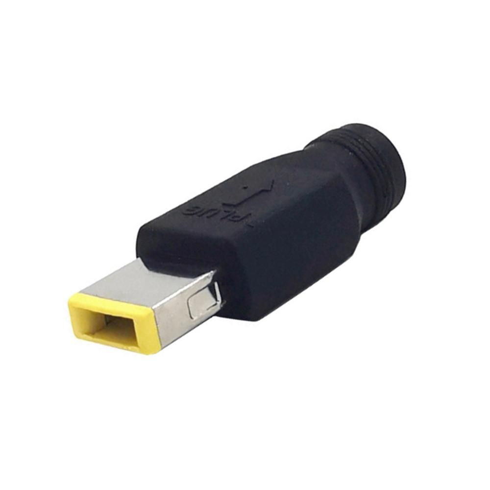 DC Power Adapter Converter 5.5x2.1mm Female To Square Plug Connector For Laptop Notebook PC For ThinkPad Ultrabook X230S