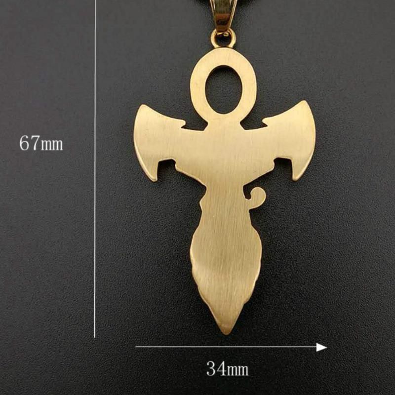 Egypt Wedjat Titanium Horus Luck Charms Necklace Pendant