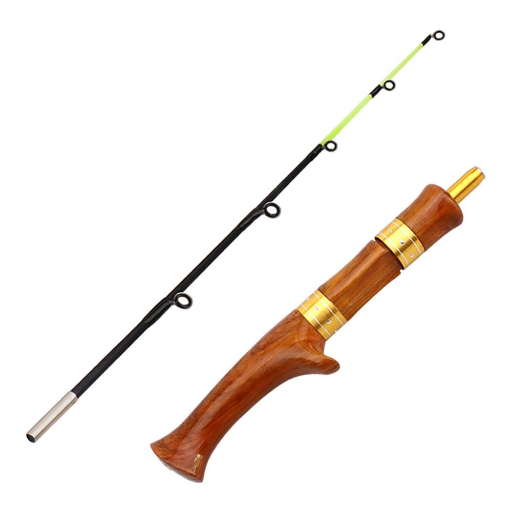 62cm Ice Fishing Rod Portable Lightweight Ice Spinning & Casting Rod Winter Ice Fishing   Rod Spinning Casting Ice Fishing Pole Tackle