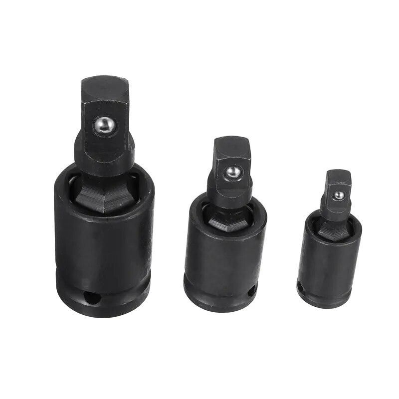3pcs Impact Universal Joint Socket Swivel Set 1/4