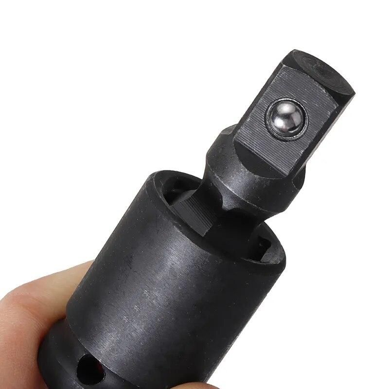 3pcs Impact Universal Joint Socket Swivel Set 1/4" 1/2" 3/8" Drive Electric Wrench Adapter Car Repair Wrench Pneumatic Tool