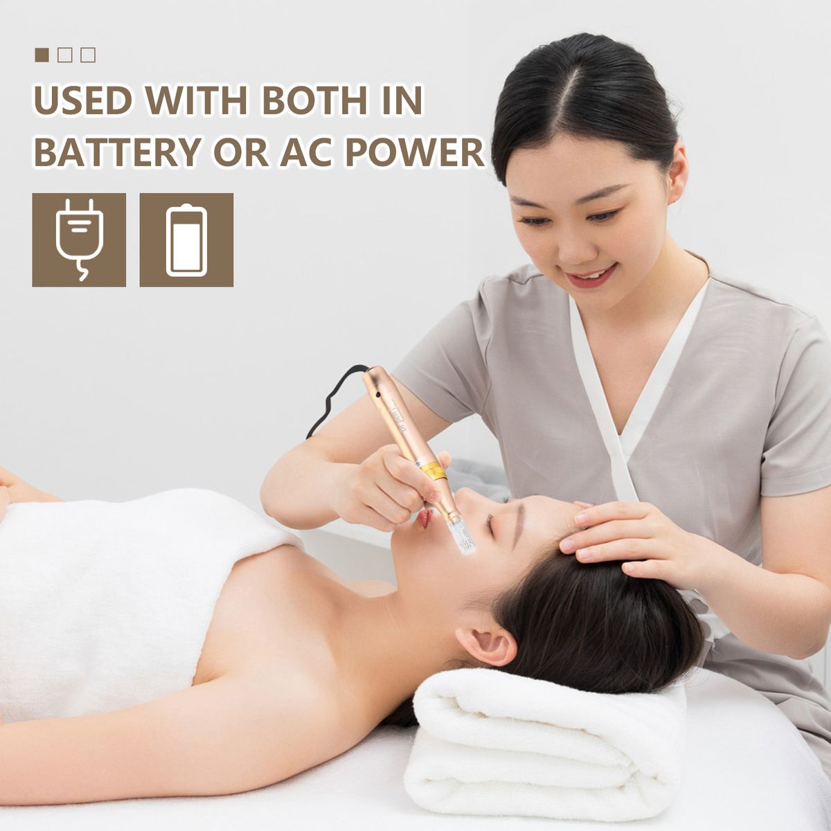 Wirelessly Electric Derma Pen Micro Needl-es Tattoos Skin