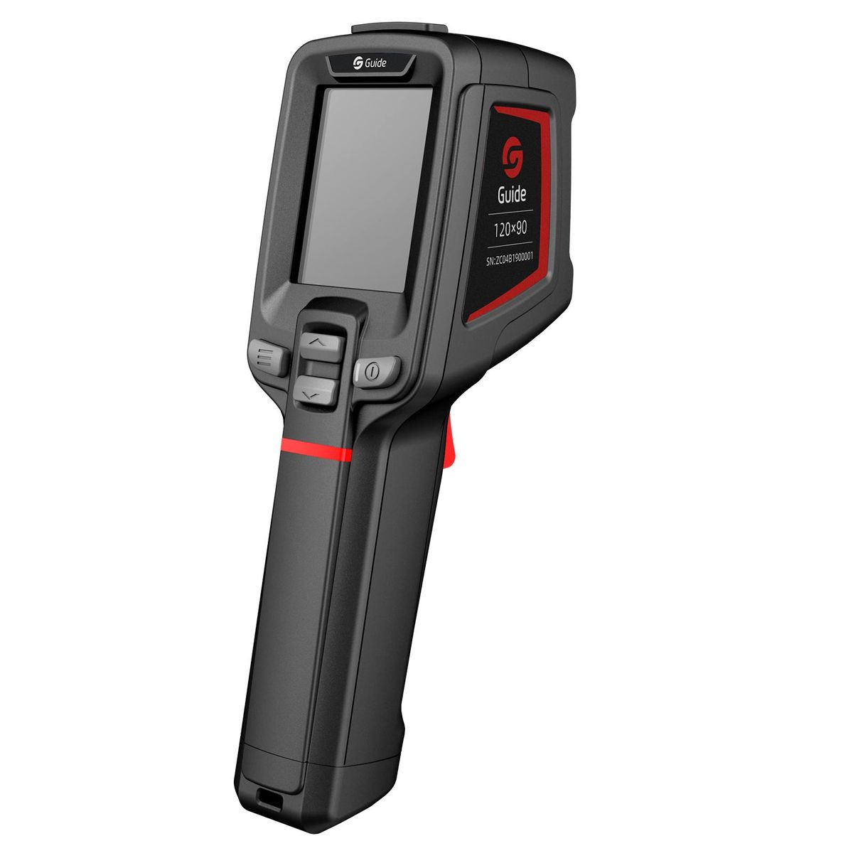 GUIDE T120 Entry-level Portable Thermal Camera 2000mAh Rechargeable Thermal Imager Non-contact Industrial Infrared Temperature Meter Thermographic Camera Handheld Thermal Imaging Tool 2.4-inch Large LCD 120×90 IR Resolution 