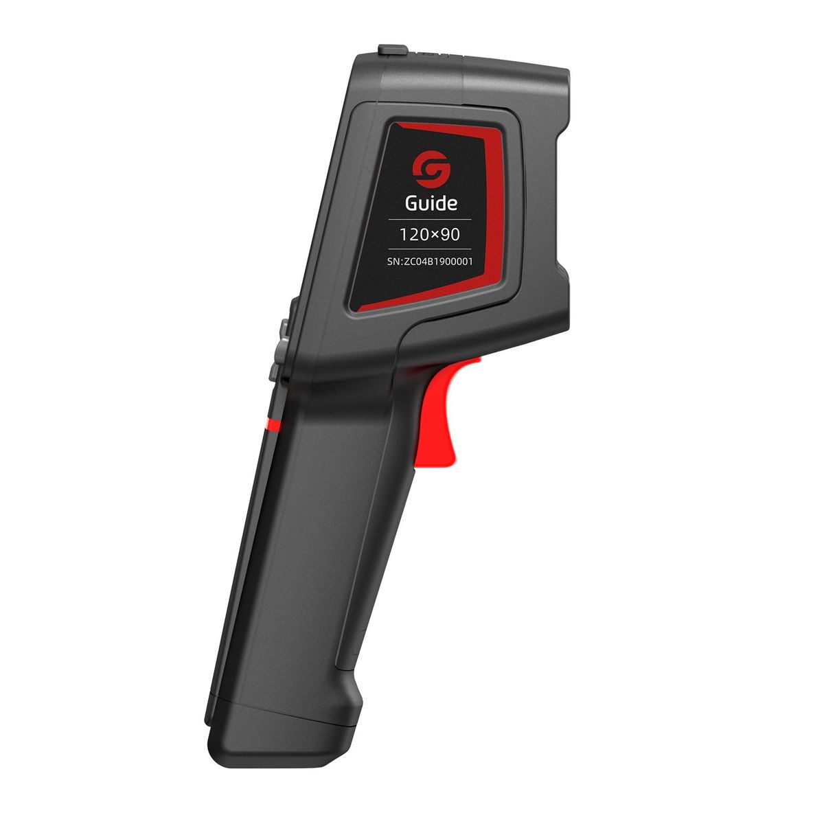 GUIDE T120 Entry-level Portable Thermal Camera 2000mAh Rechargeable Thermal Imager Non-contact Industrial Infrared Temperature Meter Thermographic Camera Handheld Thermal Imaging Tool 2.4-inch Large LCD 120×90 IR Resolution 