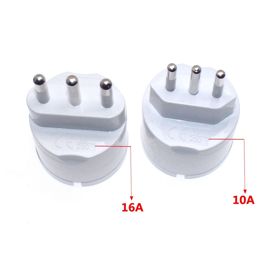 European Eu Plug To Standard Power Adapter Socket 10A Travel Converter AC 110~250V Power Plug
