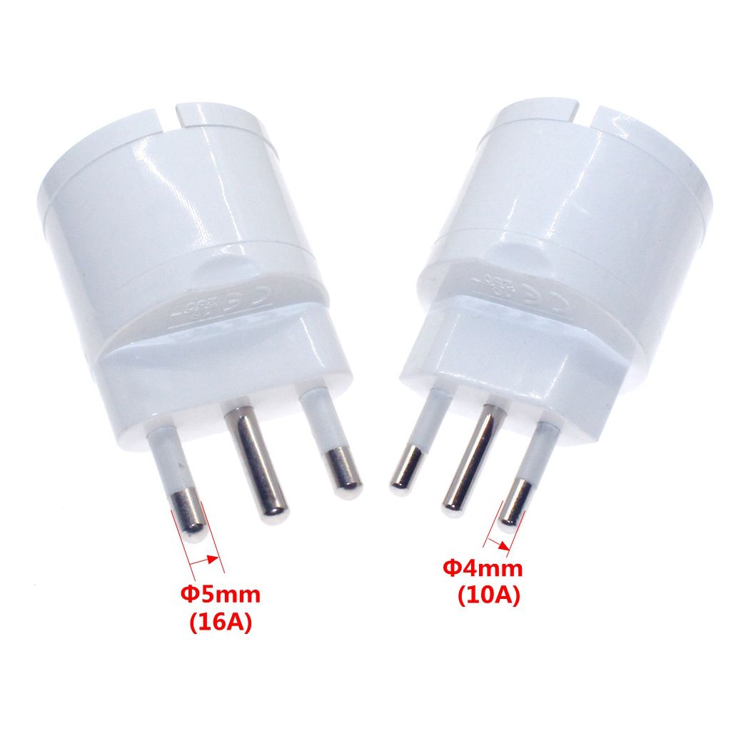 European Eu Plug To Standard Power Adapter Socket 10A Travel Converter AC 110~250V Power Plug