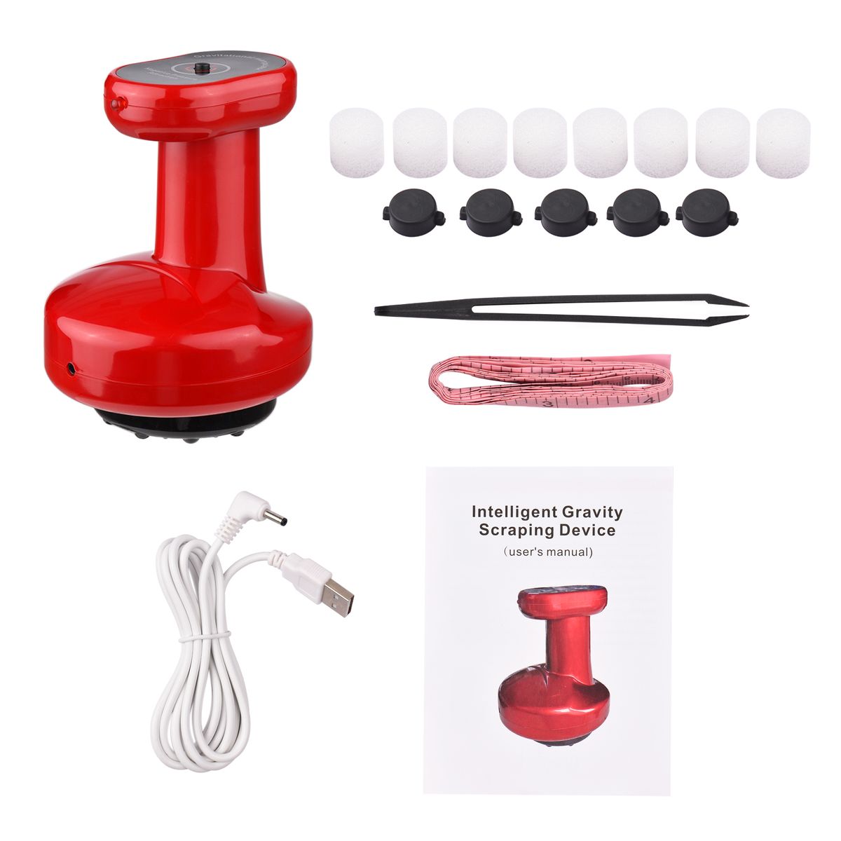 Electric Heat Cupping Device Vacuum Scraping Negative