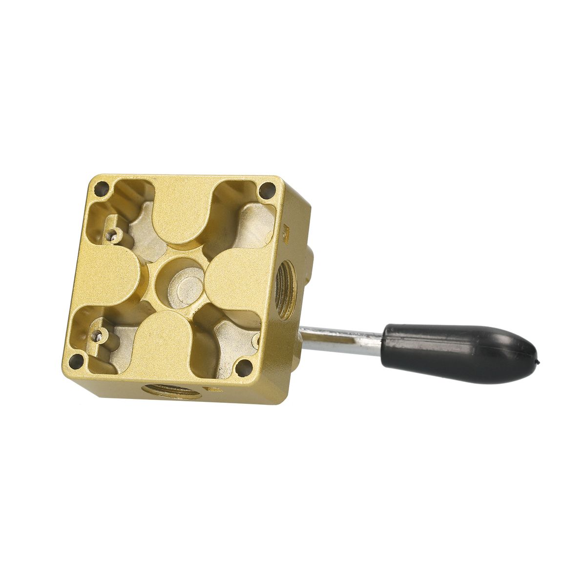 1/2-inch Pneumatic Rotary Lever Hand Valve 4 Way 3 Position