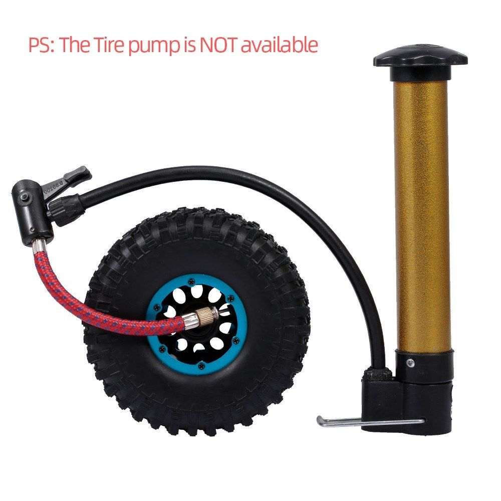 4pcs 120mm 1.9 Inch Rim Rubber Inflatable Tyre Tire Wheel