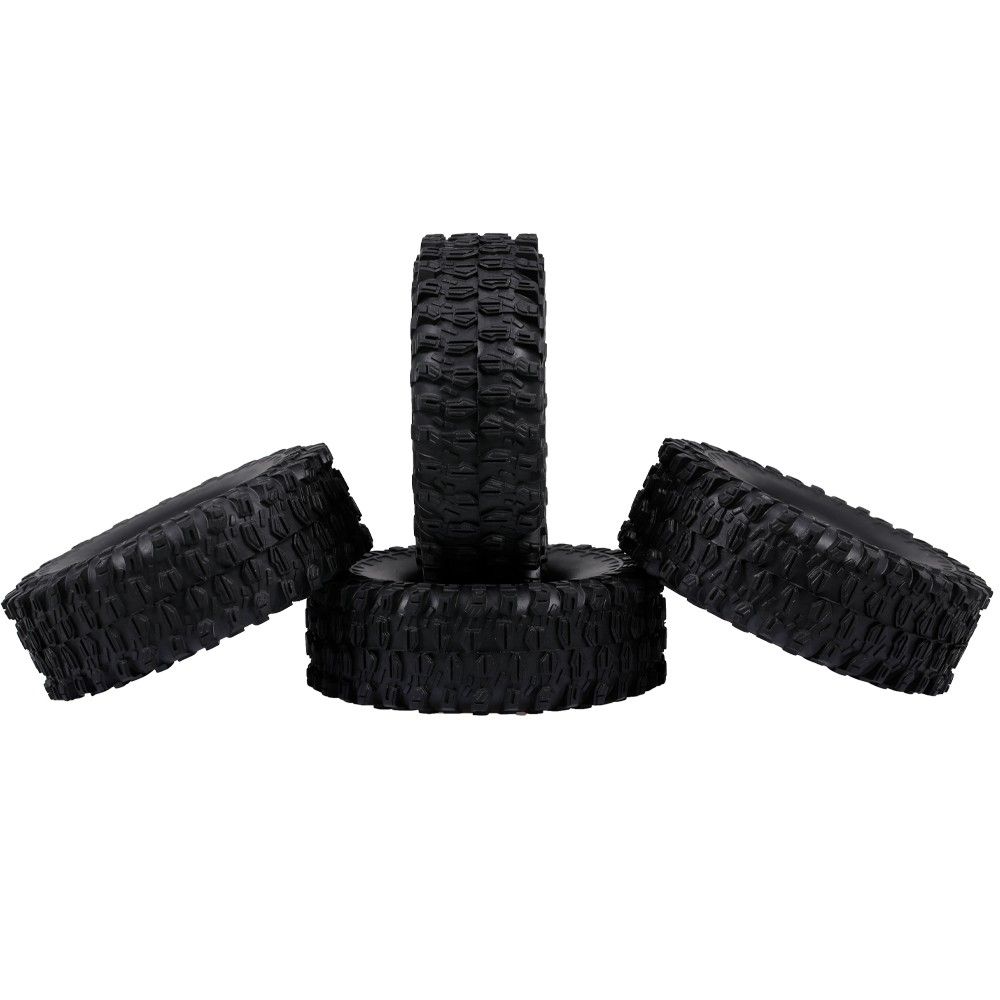 4pcs 120mm 1.9 Inch Rim Rubber Inflatable Tyre Tire Wheel