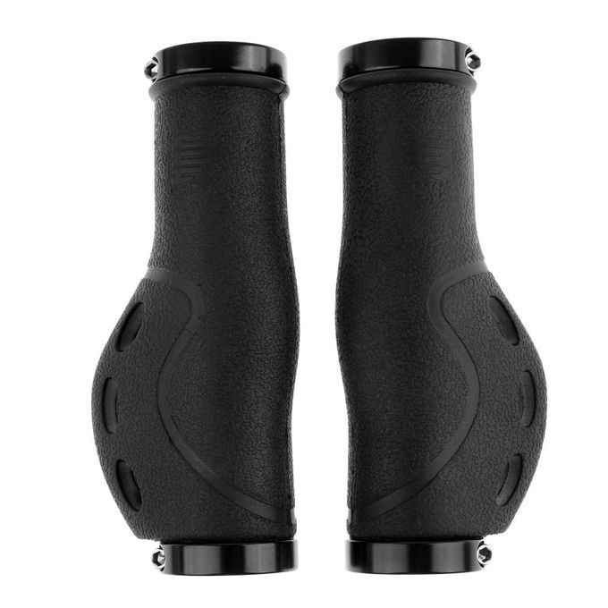 1 Pair Handlebar Grips Bicycle Mountain Bike Soft Rubber Handlebar End