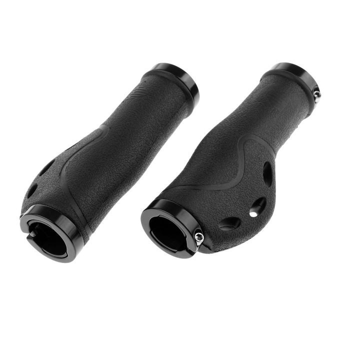 1 Pair Handlebar Grips Bicycle Mountain Bike Soft Rubber Handlebar End