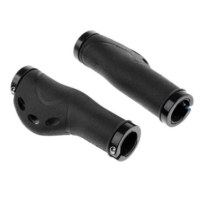 1 Pair Handlebar Grips Bicycle Mountain Bike Soft Rubber Handlebar End
