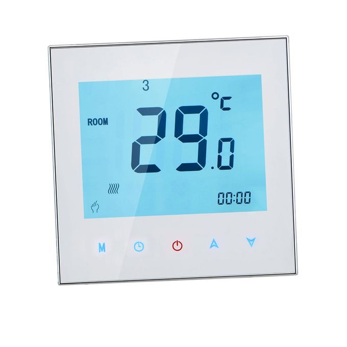 5A 110-230V LCD Display Touch Screen Water Heating Thermostat