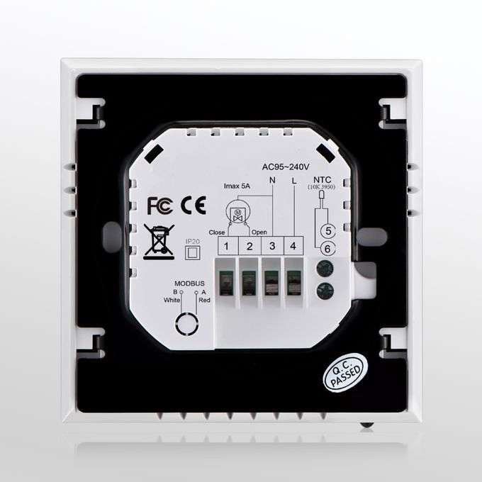 5A 110-230V LCD Display Touch Screen Water Heating Thermostat