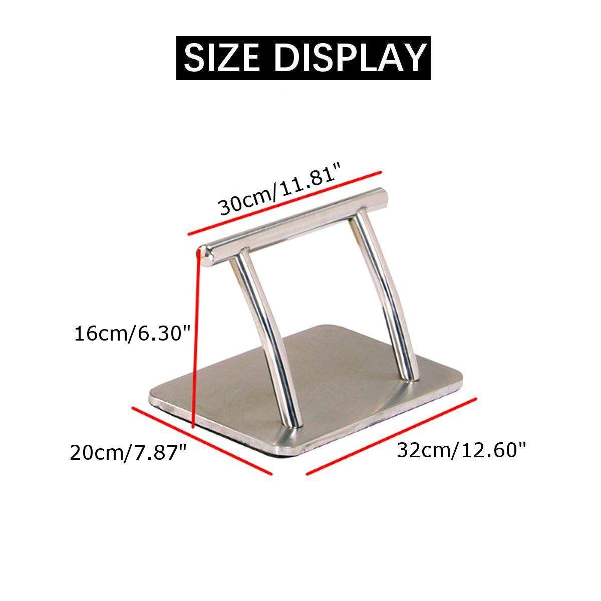 Stainless Steel Footrest Barber Salon Tattoo Hairdressing Seat Floor Chair Stand Floor-standing Stainless Steel Pedal