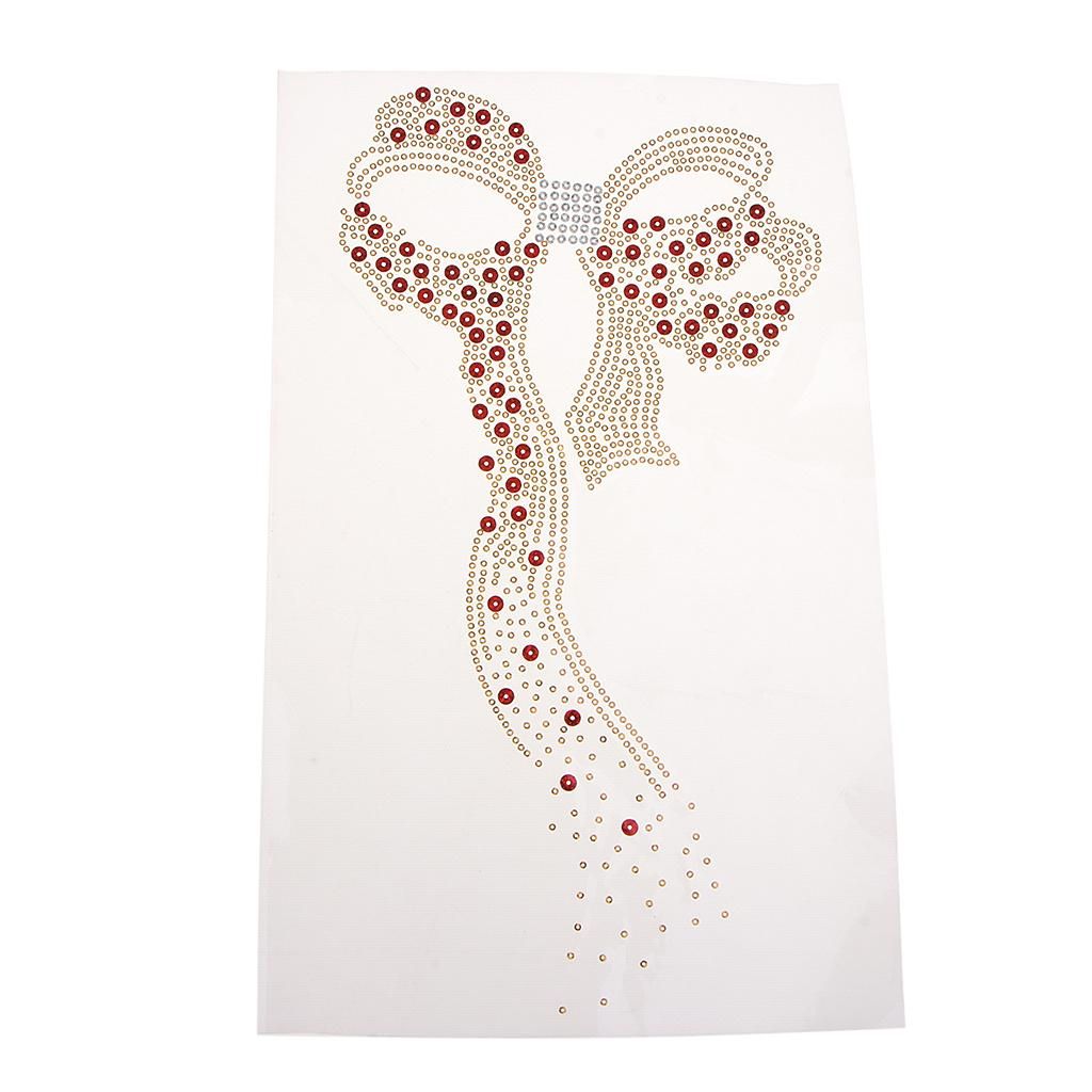 Glitter Rhinestone Iron On Transfer Hot -shirt Motif DIY