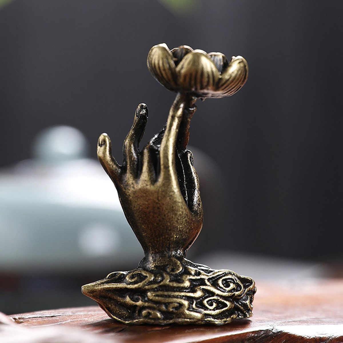 Copper Table Furnishings Gift  Buddha For