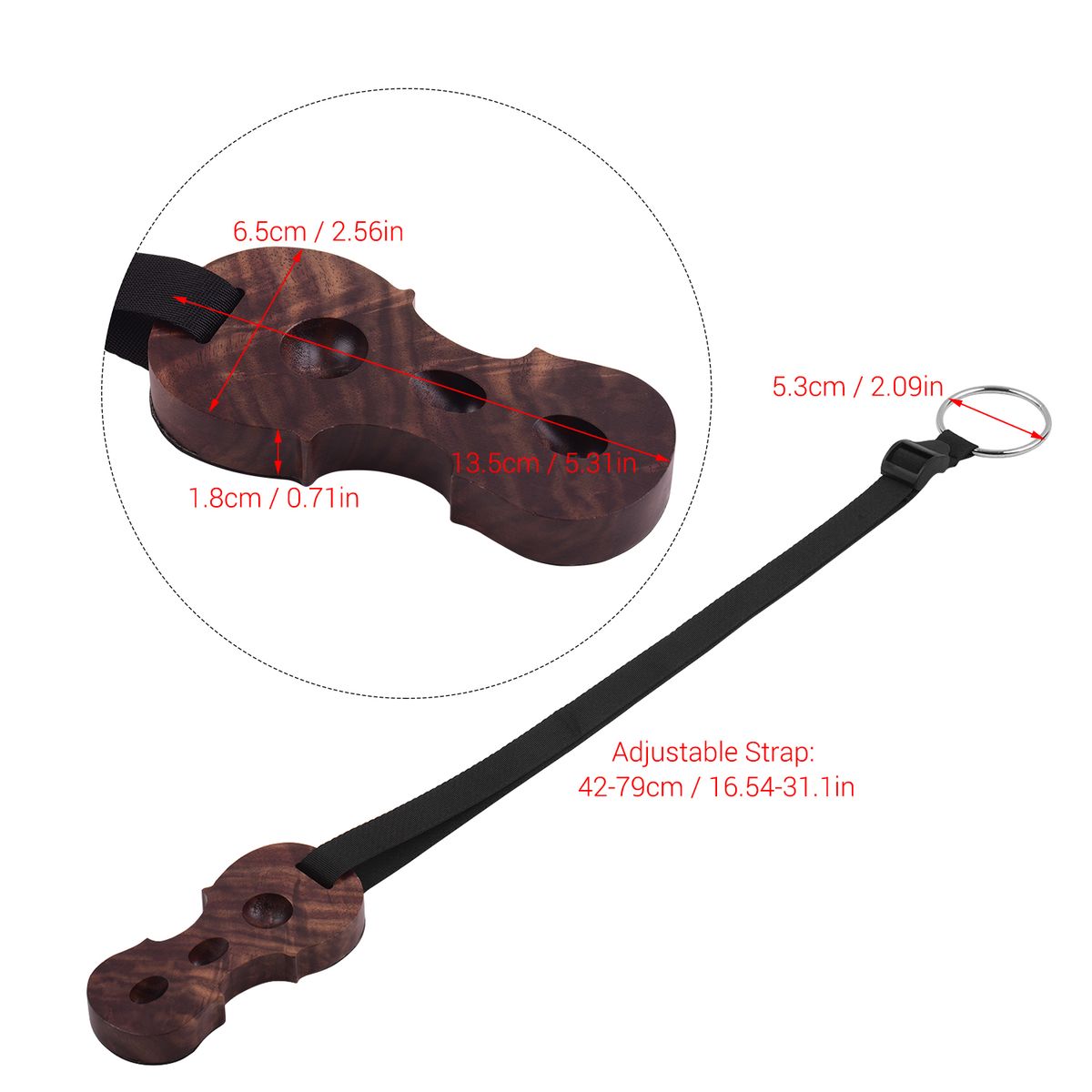 Hardwood Cello Endpin Non-slip Stop Holder Rest Anchor