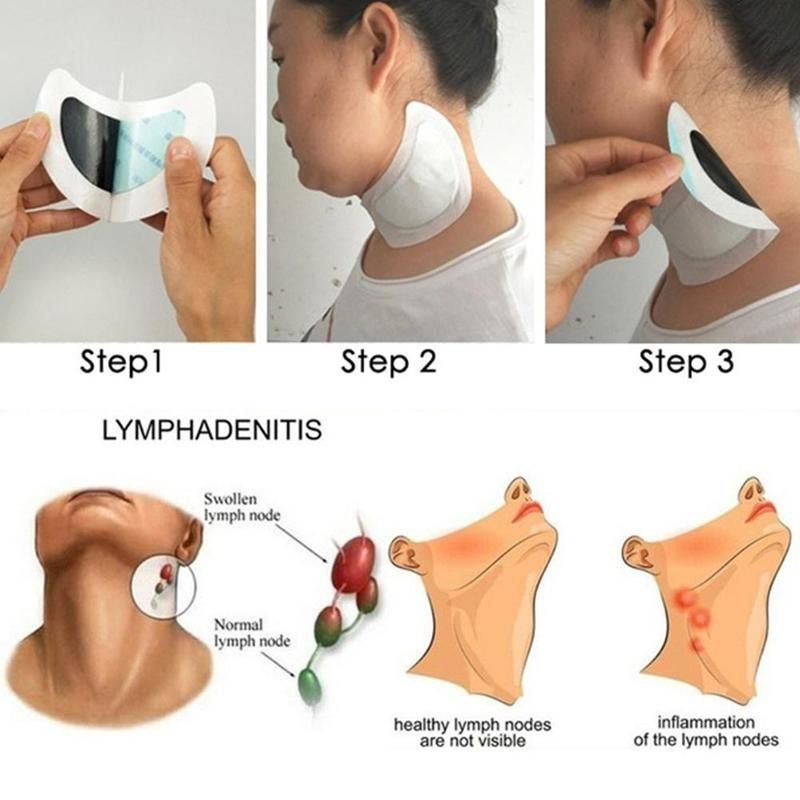 Treatment Patch Patch Lymphatic Patch Nodes Breast Anti-swelling Drainage 6 Detox Lymph Health Effective Care Pcs/set Personal