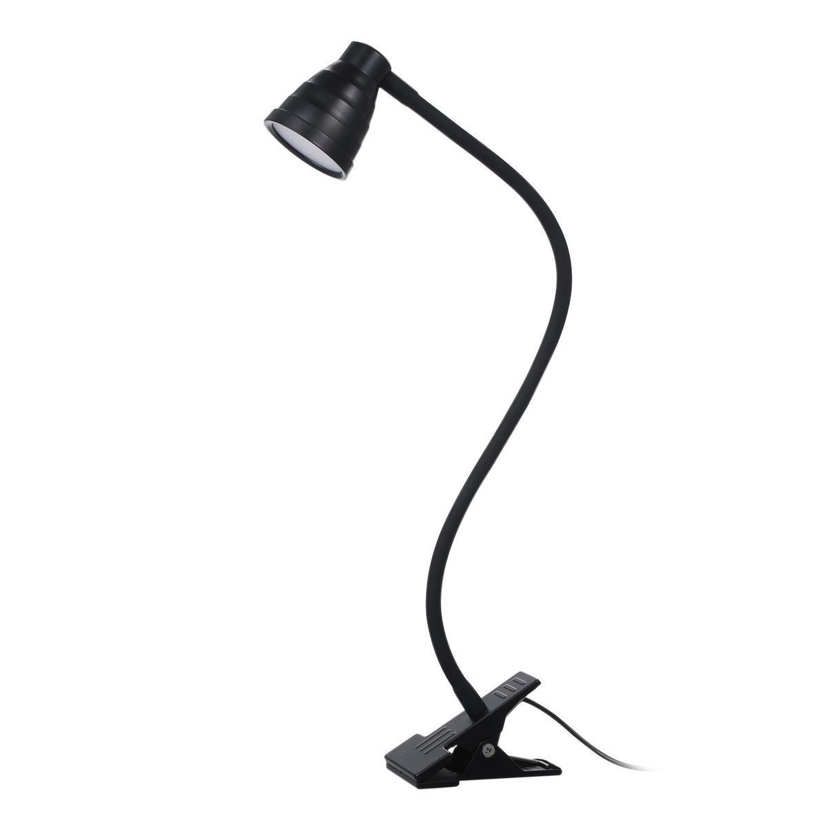 Tomshine 5W 24LEDs Table Desk Lamp Reading Beside Light Clamp CLip Lighting Fixture USB Powered Operated 3 Colors Mode Temperature Changing/ 10 Levels Dimmer Dimmable Adjustable Brightness Adjustment/ Memory Function/ 1 Min A
