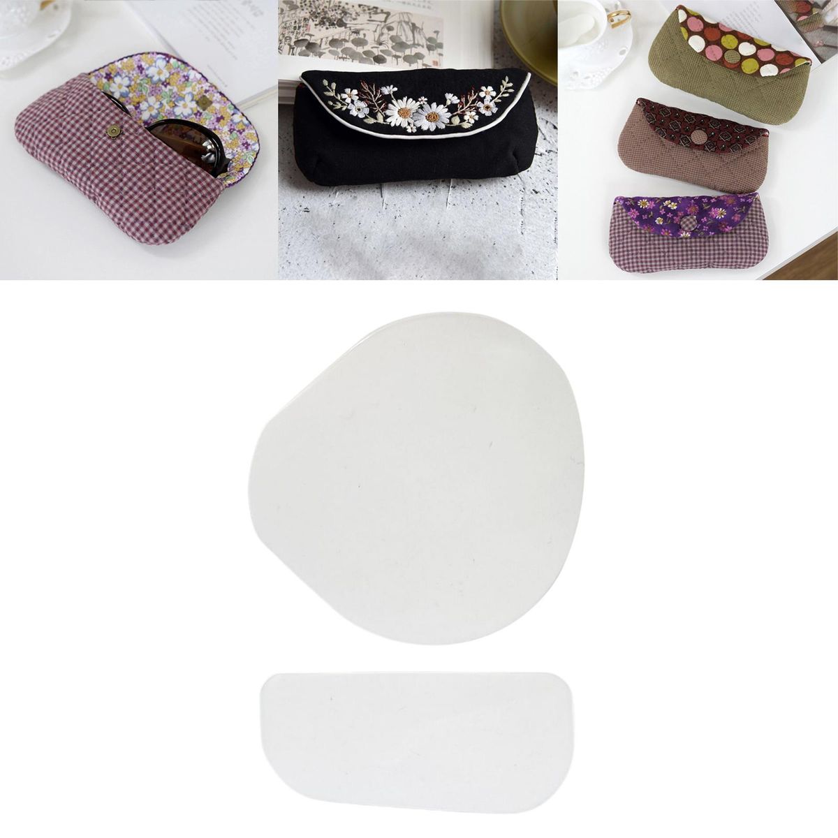 Multifunction Glasses Case, Quilting Template Patchwork,