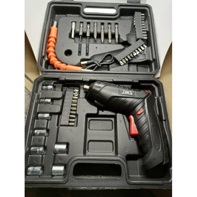 Screw Driver Nail Set Tools Box Drilling  - Drill - Black
