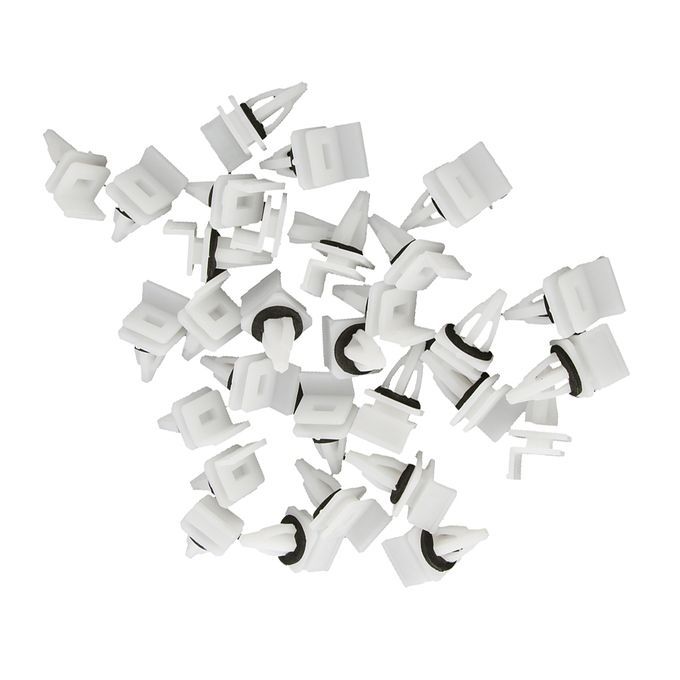 30pcs Rivet Retainer Fastener Bumper Pin Guard Clip For Honda 91513